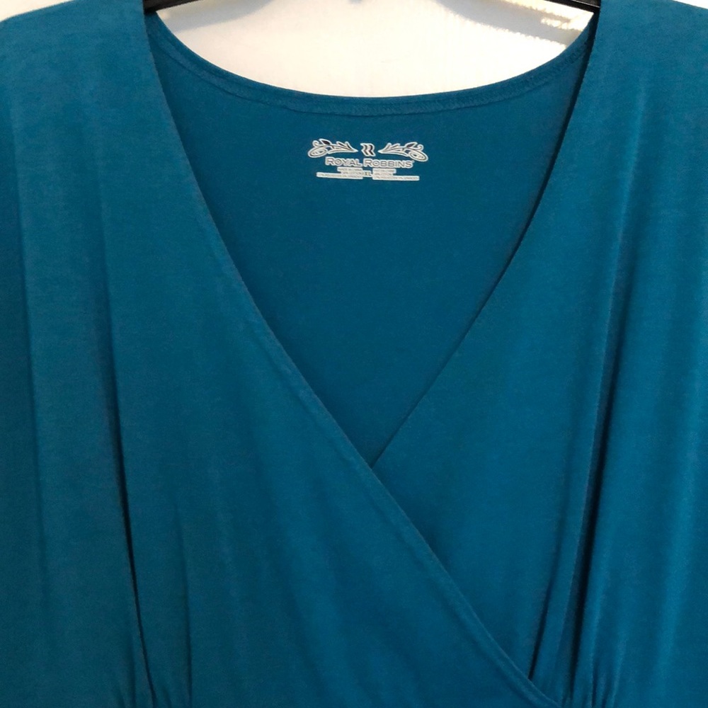 Royal Robbins teal dress